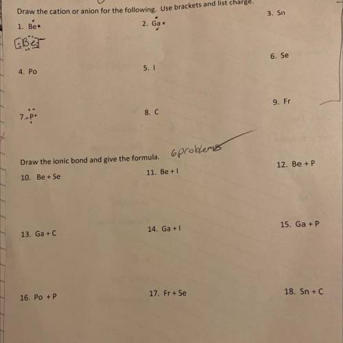 Please help me with my chemistry homework. How do I do this?