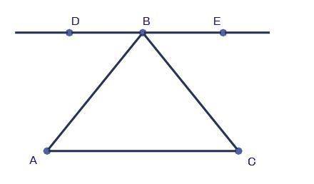 Triangle ABC is shown below:

*1st image attached*
Given: ΔABC
Prove: All three angles of ΔABC add