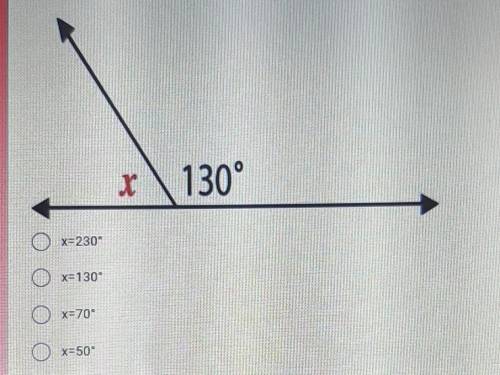 What is the measure of <x