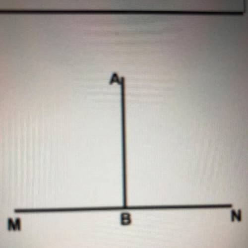 In the diagram below it is given that MBN and AB I MN

(a) What does the first given, i.e. MBN tel