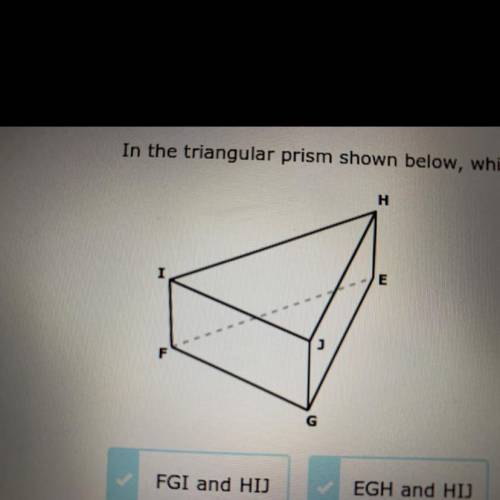 PLEASE HURRY 

In the triangular prism shown below, which planes int
