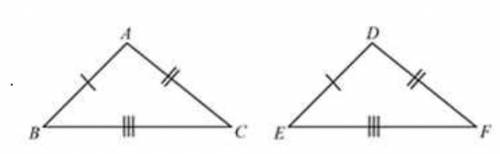 A) Describe the congruence shortcut (postulate/theorem) that could be used to prove that ΔABC≅ΔDEF