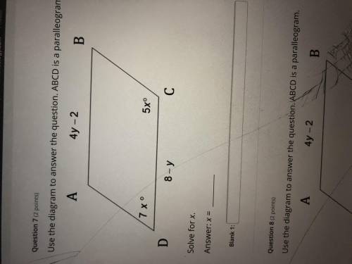 What is the answer for x?