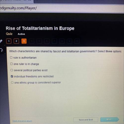 Quiz

Active
2
3
4
5
10
Which characteristics are shared by fascist and totalitarian governments?