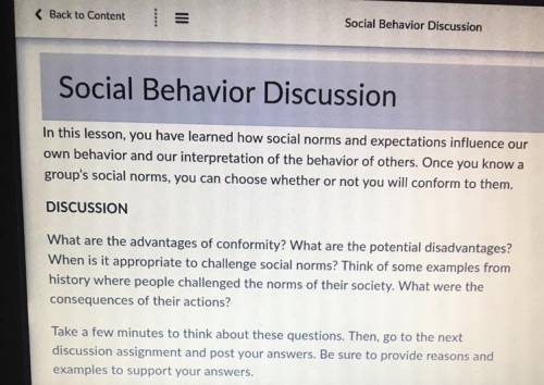 In this lesson, you have to learn how social norms and expectations influence our own behavior and