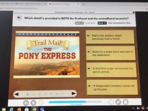 In ''trail mail'' which best describe the athour point of view about the pony express