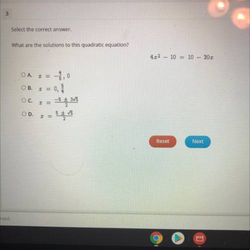 URGENT HELP ME OUT PLEASE 20 points 
What are the solutions to the quadratic equation?