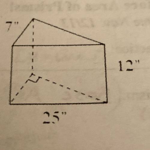 Have to find volume and surface area but idk how
