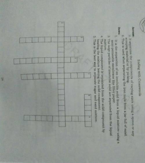 () Please don't answer if you don't know answer the puzzle only

GRADE 7Science Module-