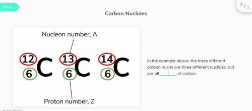 Can somebody help me with this carbon nuclides question please?