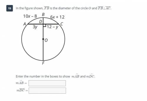In the figure shown, FB is the diameter of the circle O and FB, AC