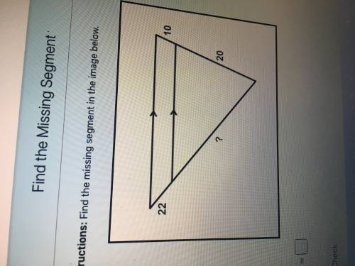 Find the missing segment