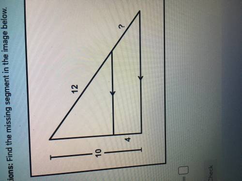What is the missing segment in the image below