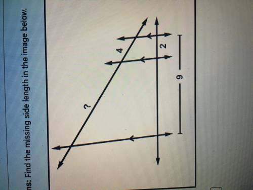 Help find the missing side length???