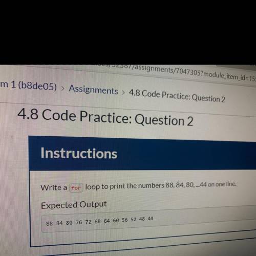 4.8 code practice question 2