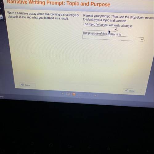 SLISH LANGUAGE ARTS 9 (20-21)

Narrative Writing Prompt: Topic and Purpose
Write a narrative essay