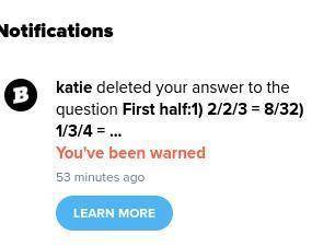 Look at KATIE FALSELY WARNING PEOPLE FOR VALID QUESTIONS! HURRY WE CAN

SUBMIT REPORTS TO REMOVE K