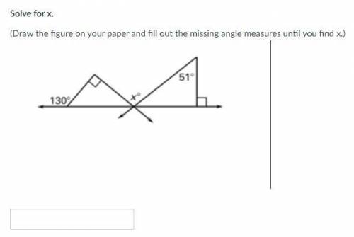 20 POINTS, answer pls ty fill out the missing angle measures until you find x
