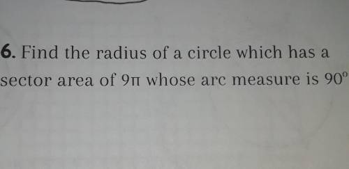How do I find the radius of this circle?