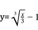 Find the inverse of the function (see attachment) and explain the process.