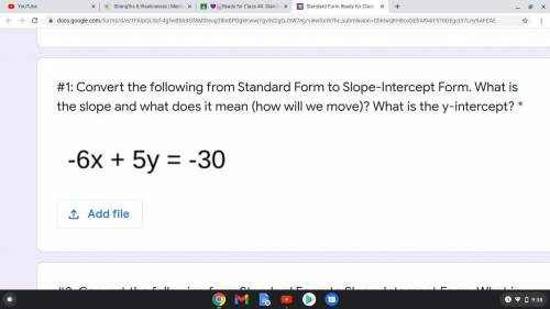 Math standard form. help!