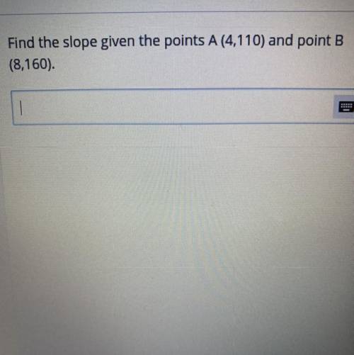 How to find the slope