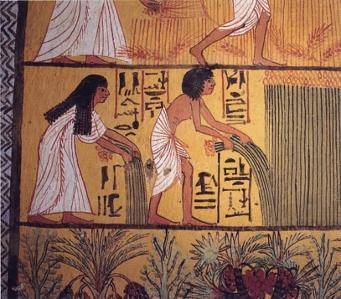 How could historians use this painting to study ancient Egypt? Choose three answers.

to learn abo