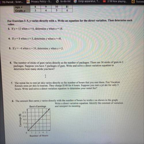 HELP ME PLEASE JUST DO A FEW SO I KNOW HOW TO SOLVE THIS IS DUE TOMORROW I NEED HELP