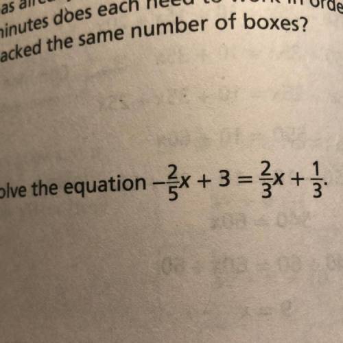 6.
Solve the equation *x + 3 ={x +3