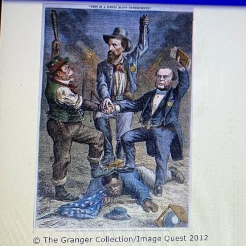 6.(MC)

The cartoon below was created in the late 1800s:
© The Granger Collection/Image Quest 2012