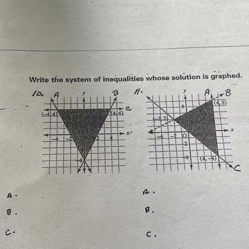 I need help on the graphs
