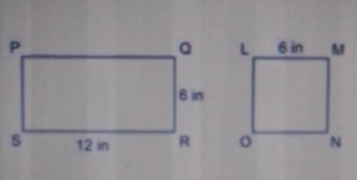 Look at the rectangle and the square:

Sam says that the length of diagonal SQ is two times the le