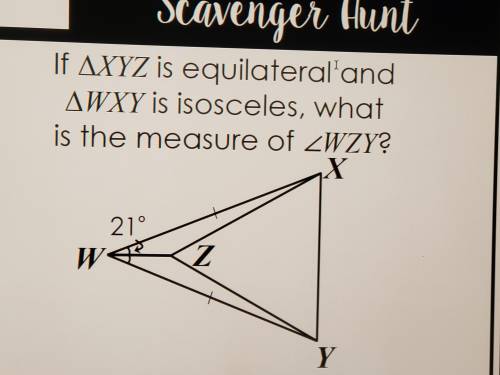 Find the measure of wzy
