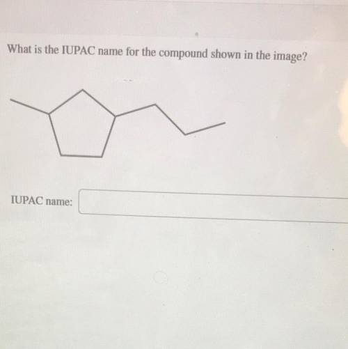 What is the IUPAC name for the compound shown in the image?
IUPAC name:
