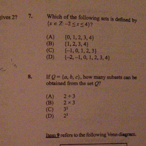 Need help with 7 and 8 please