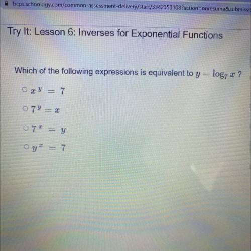 Which expression is equivalent to the question?