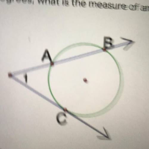 If the measure of arc BC is 182 degrees and the measure of arc AC is 78

degrees, what is the meas