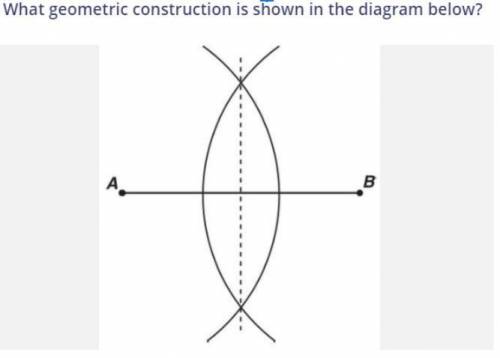 A) An angle bisector

B) a line parallel to a given line
C) an angle congruent to a given angle
D)