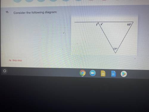 Solve for X and Y please