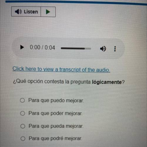 Can someone tell me which one is right? Will give brainliest

In the audio it asks “Jaime, ¿por qu