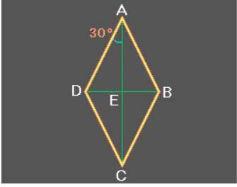 ASAP!

In the rhombus ABCD, DAE = 30o. Which is the measure of BCE?
A. 
30o
B. 
60o
C. 
90o
D. 
12