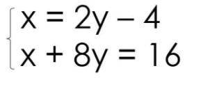 PLEASE HELP ME NO ONE IS * i'll give brainliet*

Solve the system of equation. Write the solution
