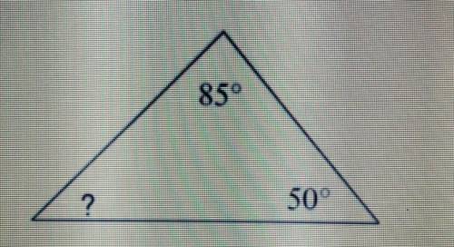 Find the measure of the missing angle