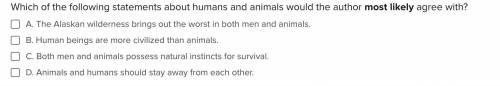 Pls Help, There are 2 part to this answer

Part one: Which of the following statements about human