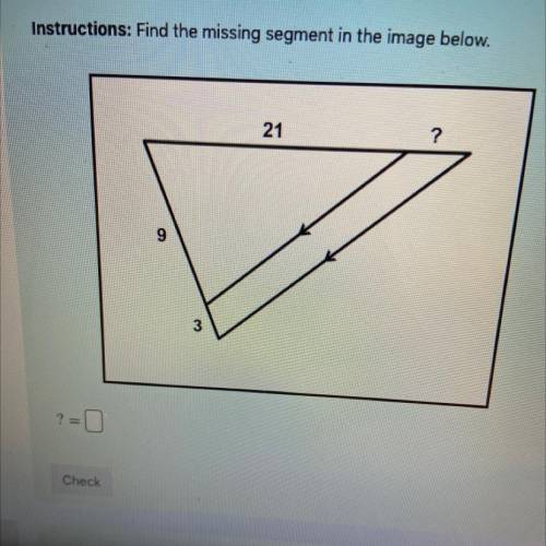 Instructions: Find the missing segment in the image below.