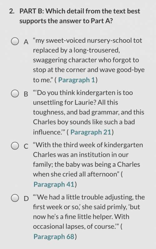 Read “Charles.” Answer the question for me, please!