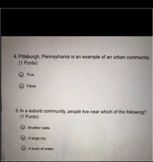 Need the Answers for number 4 and 5