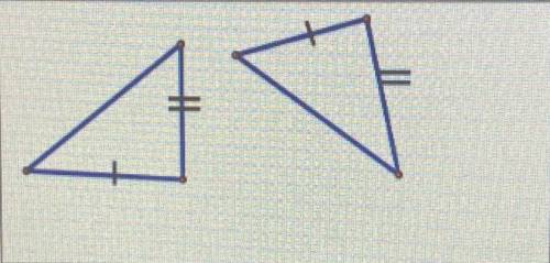 Is this congruent by SSS, SAS, AAS, ASA? Please help!