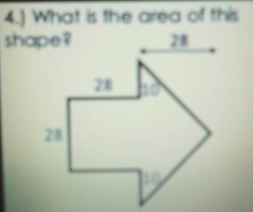 4.) What is the area of this shape?
