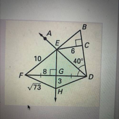 PLEASE HELP!!! Using the diagram, what is the length of segment EG? (it’s not 6)